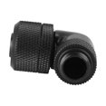 thumbnail image 2 of Accesorio de refrigeración por agua con rosca G1/4, tubo grueso, codo en ángulo recto de 90° (negro), 2 of 7