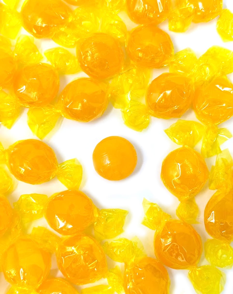 SweetGourmet Butterscotch Buttons | Arcor Premium Bulk Wrapped Hard Candy | 5 Pounds