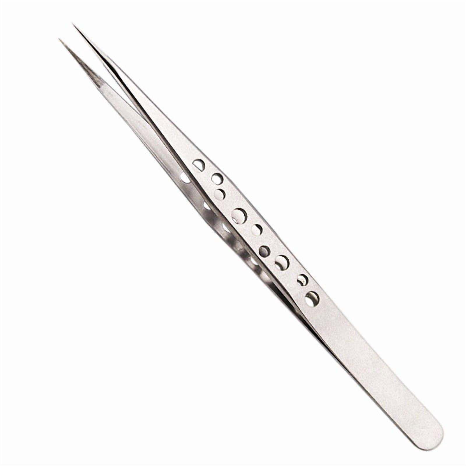 Stainless non-magnetic eyelash extension tweezers eyelash tweezers false eyelash tweezers 3D lash tweezer