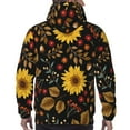 thumbnail image 5 of Bingfone Sunflowers Leaves Men'S Drawstring Hoodie Long Sleeve Pocket Sweatshirts-Xx-Large, 5 of 9