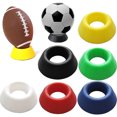 thumbnail image 3 of Ball Stand Basketball Football Soccer Rugby Plastic Display Holder Box Cases, 3 of 7