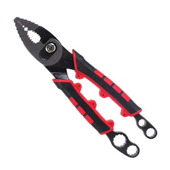 UNTERING Plumbing Pliers 8In Carp Plier Slip Joint Plier Multifunctional Wire Cutting Pliers Nail Pulling Plier Water Pipe Plier with Plum Wrench