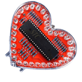 thumbnail image 3 of Kit Electrónico DIY de Luz LED de Flujo en Forma de Corazón con 32 Luces LED de Colores. Kit de Práctica de Soldadura DIY A Batería., 3 of 5