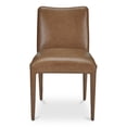 thumbnail image 4 of Moe's Home Collection CALLA Leather Dining Chair -Set of Two Brown Color, 4 of 6