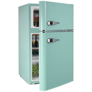Auseo Mini Fridge 3.1Cu.ft 115 Volt 60 Hz Low Noise Adjustable Temperature  Suitable for Kitchen Living Room Office and Dormitory Green 