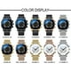 thumbnail image 4 of Reloj Geneva De Negocios Con Correa De Malla Azul De Acero Inoxidable Para Hombres, 4 of 4