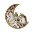 thumbnail image 5 of deevoka Ramadan Tray Moon Serving Tray Creative Portable Storage Plate Eid Tray Decoration for Snack Living Room Tabletop Fruit Gifts Gold, 5 of 9
