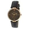 KC2597 Women's Rose Gold Tone Brown Dial Leather Strap Watch