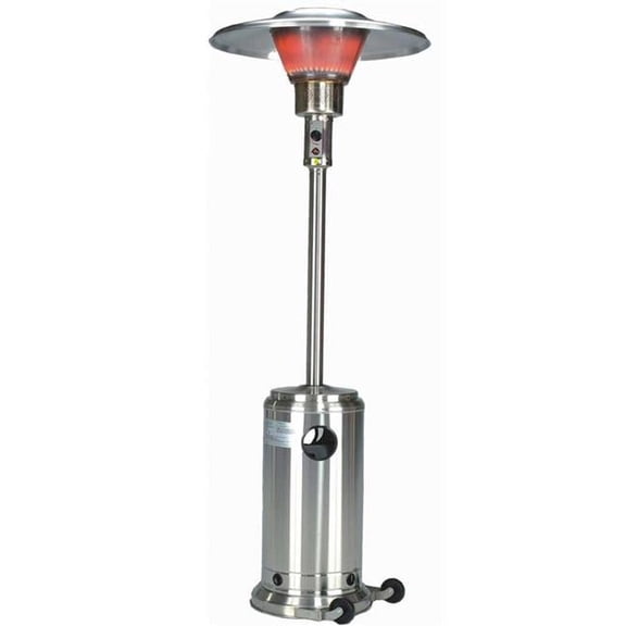 90 in. Tall Commercial Patio Heater, Stainless Steel