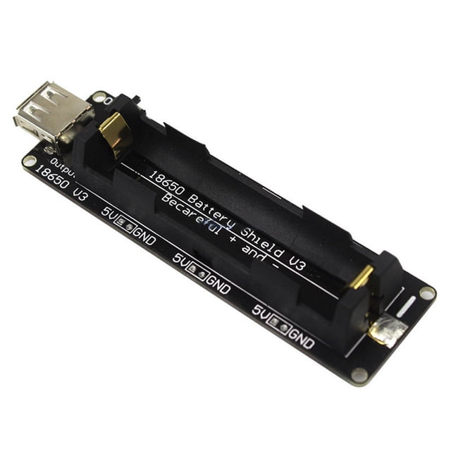 Durable 3V / 5V ESP32 18650 Battery Shield V3 ESP-32 Reemplazo para Arduino Raspberry Pi seitruly MK1637-00B