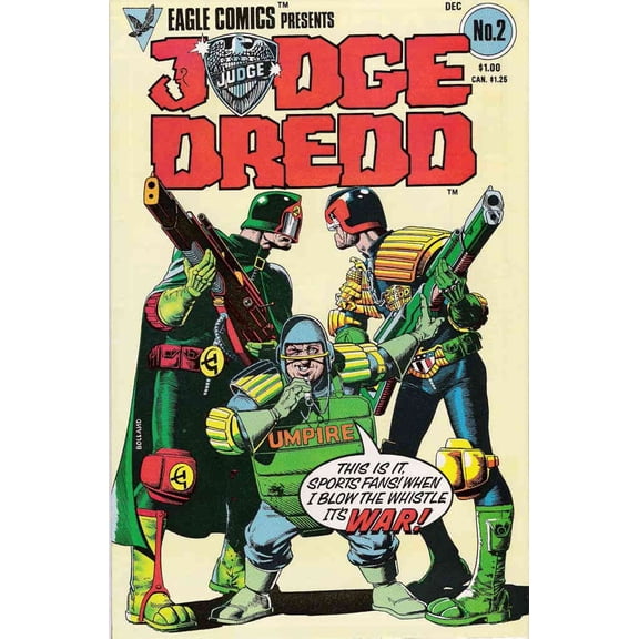Judge Dredd (Vol. 1) #2 VF ; Eagle Comic Book