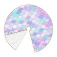 thumbnail image 3 of Kll Rainbow Scales Christmas Tree Skirt 48",Party Decorations Farmhouse For Christmas Decorations Holiday Party, 3 of 8
