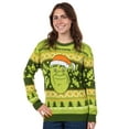 thumbnail image 6 of Shrek Ugly Christmas Sweater Men's Santa Hat Adult Holiday Knit Pullover, 6 of 6