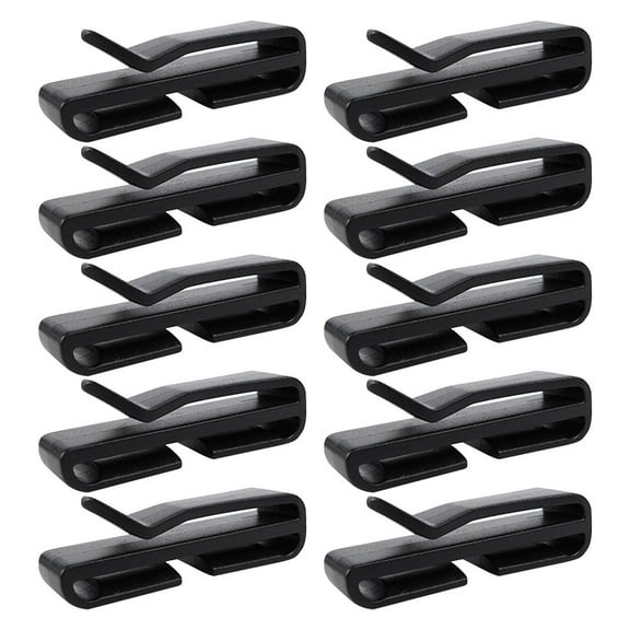 10PCS Webbing Clips Belt Keepers Quick Buckle for Backpack Hunting Outdoor Adventures