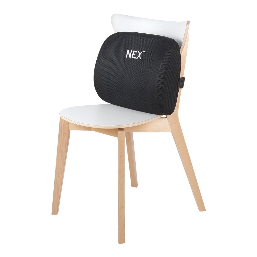 NEX Back Support for Chair Cushion, Memory Foam Back Pillow, Lumbar Support