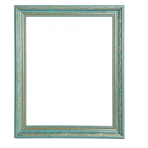 HIKVEX Resin Picture Frame for Oil Paintings Digital Art Perfect Present Golden Blue
