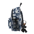 thumbnail image 4 of FORMRS School Backpack with Front Zippered Pocket 12" Student Travel Daypack, Blue Cats and Hearts, 4 of 6