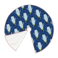 thumbnail image 3 of Bingfone Christmas Tree Skirt Mat Christmas Decoration Interior -Beautiful King Penguin, 3 of 8
