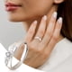 thumbnail image 2 of Angel Matching Anillos de Promesa para Parejas Best Friend Cute Jewelry Gift for Him Her Women Men Boyfriend Girlfriend Tamaño Ajustable, 2 of 2