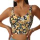 thumbnail image 1 of Balery Mushrooms Honeycomb Sujetadores deportivos con espalda cruzada para mujer, acolchados, sin costuras, de alto impacto, ideales para yoga, gimnasio, entrenamiento y fitness.-, 1 of 8