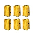 thumbnail image 1 of TOPTIE Scrimmage Training Vests Soccer Bibs Set of 6-Yellow-Adult, 1 of 7
