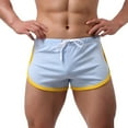 thumbnail image 2 of Floenr Mens Shorts,Men's New Summer Sports Shorts Fast-Drying Casual Flatpants Lace Shorts, 2 of 7