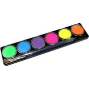 Tag Body Art Neon Palette 6 X 10 gm Face and Body Paint
