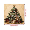 thumbnail image 4 of DIY Christmas Pearl Bead Art Kit for Beginners, Holiday Mosaic Craft Set with Canvas, Plastic Beads, Applicator Pen, Wax, Sorting Tray, Instructions & Photo Frame, Family DIY Wall Art Holiday Gift, 4 of 8