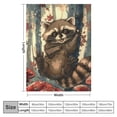 thumbnail image 4 of Chilfamy  Cute Red Panda Blanket Gifts for Kids Girls for Bed Living Room Bedding Couch Soft Lightweight Warm Cozy Mushrooms Fall Design Throw Blankets Decor  White, 4 of 6