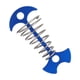 thumbnail image 5 of Fishbone Spring Deck Anchor Clavijas Tablero Estacas para carpa Toldo Cuerda Hebilla Carpas de fijación con hebilla de cuerda de resorte para, 5 of 9