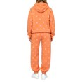 thumbnail image 3 of Womens Polka Dot 2 Piece Sets Long Sleeve Hooded Tops & Slim Jogger Pants, XL, 3 of 5