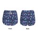 thumbnail image 3 of Balery Skull purple flower Pantalones cortos deportivos para mujer con forro y dos bolsillos, elásticos, para entrenamiento, gimnasio, yoga-X-Large, 3 of 7