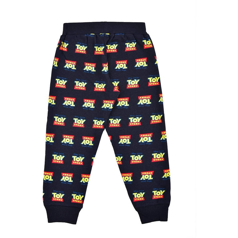 Disney Boys Jogger Pants Set, Athletic Sweatpants with Toy Story