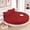 Burgundy, variant on 4 PC Round Bed Sheet Bed Cover 15" Deep Pocket of Mattress, 1000 TC (1 Flat Sheet, 1 Fitted Sheet, 2 Pillowcases) 84 " Diameter White Solid Soft & Easy Care