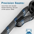 thumbnail image 3 of Durable Dog Leash, 5 FT/6 FT, 1/2", Padded Handle Nylon Dog Reflective Leash for Small Medium & Large Dogs Walking(5 ft, Black Blue), 3 of 8