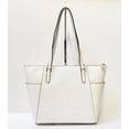 thumbnail image 2 of Bolso Michael Kors Large Charlotte de piel saffiano blanca, 2 of 5