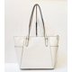 thumbnail image 2 of Bolso Michael Kors Large Charlotte de piel saffiano blanca, 2 of 5