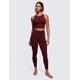 thumbnail image 3 of Legging CRZ YOGA Butterluxe High Waisted Lounge 25 Red Merlot, 3 of 4