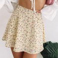 thumbnail image 4 of Falda de cintura alta, falda de paraguas para mujer, falda corta estampada, falda estampada, funcionalidad versátil, 4 of 6