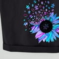thumbnail image 7 of Trendfront Womens Bermuda Shorts Casual Loose Fit Drawstring Elastic Waist Floral Embroidery Graphic Pocket Summer Shorts, 7 of 7