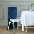 thumbnail image 3 of BalsaCircle Navy Blue Soft Velvet Chiavari Dining Chair Back Slipcover Wedding Party Events Home Decorations Supplies, 3 of 8