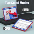 thumbnail image 6 of for iPad Air M3/M2 11" (2025/2024) Case with Bulit-in Kickstand, Screen Protector & Stylus Pen, Soft Silicone & Hard PC 2in1 Hybrid Rugged Spider Armor Protective Cover Kids Man, 6 of 8