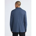 thumbnail image 3 of Free Assembly Men's Casual Single Breasted Knit Blazer with Patch Pockets, Sizes S-3X, 3 of 4