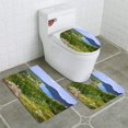 thumbnail image 1 of Juego de alfombras de baño ABPHQTO Vista Panorámica Lago Inferior Siete Lagos 3 piezas, 1 of 2