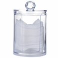 thumbnail image 4 of Cotton Swab Holder Set Stackable Plastic Cotton Ball Holder Cotton Pad Holder, 4 of 10