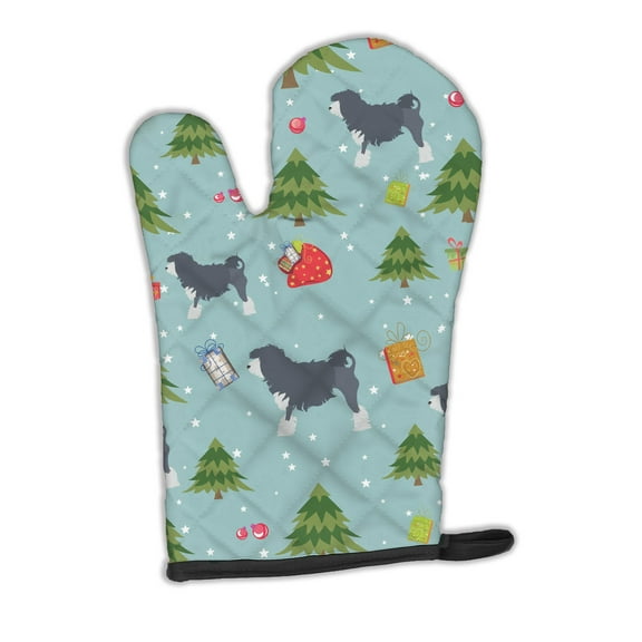 Christmas Lowchen Oven Mitt