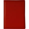 Budd Leather US 383-9 Petite Leather Bound Refillable Journal, Red
