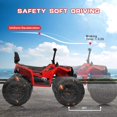 thumbnail image 2 of Garvee 24V Kids ATV, Ride on Car for Kids, 4WD Off-Road 4 Wheeler Quad Electric Toys Vehicle, 4x80W Powerful Engine, with 7AHx2 Large Battery, EVA Tires, Full Metal Suspension, LED Light（Red）, 2 of 7