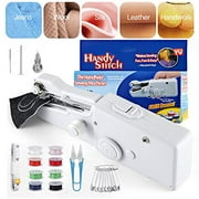 Lansen Portable Sewing Machine, Mini Sewing Professional Cordless Sewing Handheld Electric Household Tool - Quick Stitch Tool for Fabric, Clothing, or Kids Cloth Home Travel Use718