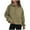 Khaki2, variant on AherBiu Womens Sweatshirts Fleece 1/4 Zip up Long Sleeve Tops Fall Winter Trendy Casual Thermal Pullover